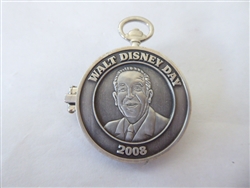 Disney Trading Pin  66388 Walt Disney Day 2008 - Pocket Watch