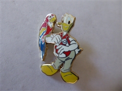 Disney Trading Pin 66656 WDW - Adventureland - Boxed Mini 6 Pin Set - Donald Duck with an Enchanted Tiki Room Parrot