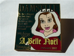 Disney Trading Pin 66838 DLR - Damselle Magazine Collection 2008 - December (Belle)