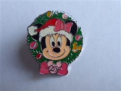 Disney Trading Pin 67049 TDR - Minnie in a Santa Hat - 25 Wreath