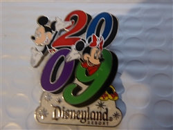 Disney Trading Pins  67166 DLR - Dated 2009 - Mickey and Minnie