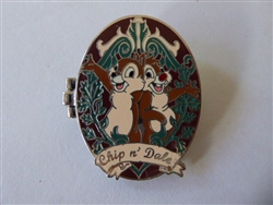 Disney Trading Pin 67510     WDW - Marquee - Locket - Chip and Dale