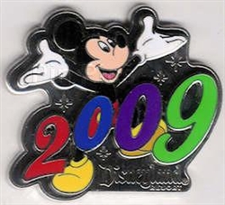 Disney Trading Pin 67797: DLR - Dated 2009 - Mickey Mouse