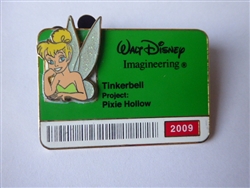 Disney Trading Pin 67945     WDI - Tinker Bell 3D - ID Badge Series 2009 (Error)