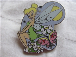 Disney Trading Pin 67947: Tinker Bell 4 Pin Booster Set - (Tinker Bell Sitting with Butterfly Only)