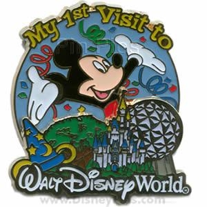 Disney Trading Pins WDW - My First Visit to Walt Disney World®