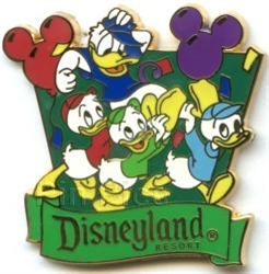 Disney Trading Pin Travel Company Celebrate Donald and Nephews at Disneyland Resort