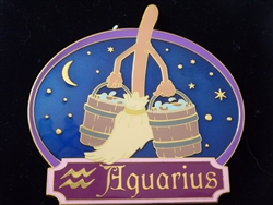 Disney Trading Pins  68667 Disneyshopping.com - Horoscope Series - Jumbo Fantasia Broom (Aquarius)