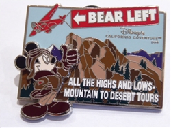 Disney Trading Pin 69016 DLR - Mickey with Bear Left Billboard