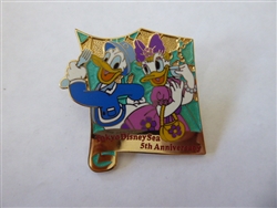 Disney Trading Pin 69363     TDR - Donald & Daisy Duck - Dining Voyage 2007 - Miracosta Hotel - Ambassador Hotel