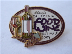 Disney Trading Pin   69417 DCA - Disney's California Food and Wine Festival 2009