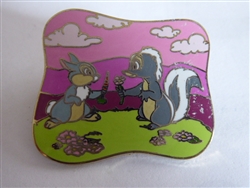 Disney Trading Pin 69503 DLR - Annual Passholder Dining - Celebrate Spring (Thumper and Flower)