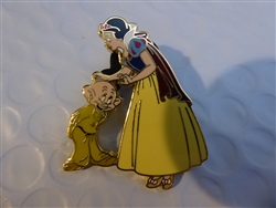 Disney Trading Pin 69766: Snow White and the Seven Dwarfs Booster Collection - 4 Pins (Snow White & Dopey ONLY)