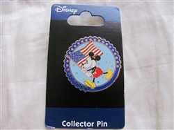 Disney Trading Pin 69915: Jerry Leigh - Mickey Mouse with American Flag