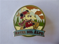 Disney Trading Pin 70599     DSF - Travel - Mickey at Hotel Del Alps