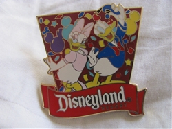 Disney Trading Pin 70490: DLR - Get Away Today Vacations - Celebrate Donald and Daisy
