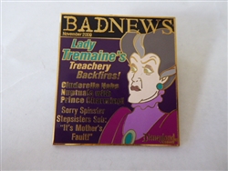 Disney Trading Pin  70632 DLR - Bad News Series - Magazine Collection 2009 (November) - Lady Tremaine