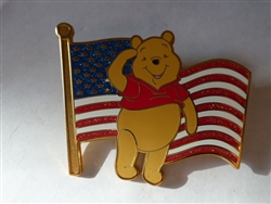 Disney Trading Pin  70738 Disneystore.com - 6-Pc. Old Glory Disney Pin Set (Winnie the Pooh Only)