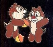 Disney Trading Pin Character Pop Art - Chip & Dale