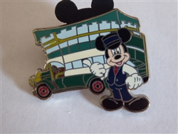 Disney Trading Pin 70850: DLR - Mini Pin Boxed Set - Main Street USA Area Vehicles Mickey Mouse with the Omnibus Only