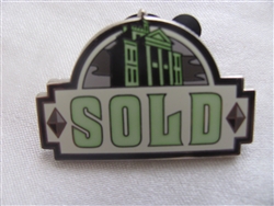 Disney Trading Pin 70865: DLR - Haunted Mansion O'Pin House Booster Set - PIN #2, SOLD SIGN