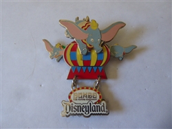 Disney Trading Pins 7102     DLR - Dumbo Ride (Dangle/Slider)