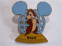 Disney Trading Pins 72229 WDW - Walt Disney World® Resort Ear Globe - Dale
