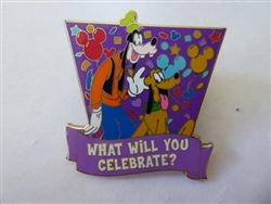 Disney Trading Pins  72415 What Will You Celebrate? - Travel Agent Series (Goofy and Pluto)