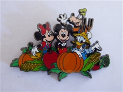 Disney Trading Pin 7258 2001 Fab 4 in the Pumpkin Patch