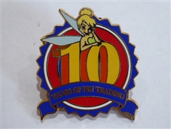 Disney Trading Pin Disney Pin Trading 10th Anniversary Tinker Bell