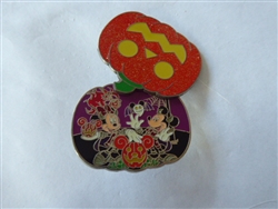 Disney Trading Pin 72861 HKDL - Halloween 2009 - Mickey and Minnie Pumpkin