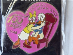 Disney Trading Pin 7290 M&P - Donald & Daisy Duck - Donalds Dream Voice - 100 Years of Magic