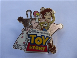 Disney Trading Pin 73377 DSF - Toy Story Woody and Bo Peep