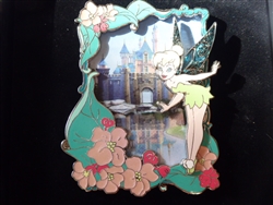 Disney Trading Pin  73828 DLR - Jumbo Featured Artist Collection - Tinker Bell with Sleeping Beauty Castle