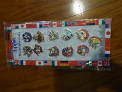 Disney Trading Pin Epcot World Showcase Pin Set