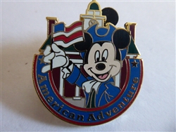 Disney Trading Pin Epcot World Showcase - Mickey Mouse at the American Adventure Pavilion