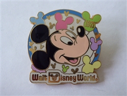 Disney Trading Pin 74086 WDW - Gold Card Collection - Retro Walt Disney World - Mickey Mouse with Balloons