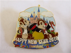 Disney Trading Pin  74160 DLR - New Year's Day 2010 - Chip and Dale