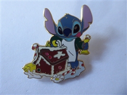 Disney Trading Pin 74188     DS - Stitch Decorating Gingerbread House - Christmas Mystery
