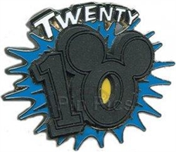 Disney Trading Pin 2010 Free-D Logo with Mickey Ears