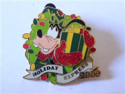 Disney Trading Pin 74296 Disney Gift Card Promotion Pin 2009 - Season's Greetings Holiday Express - Goofy