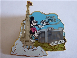 Disney Trading Pin 74357 Disney Vacation Club - Castle View of Bay Lake Tower