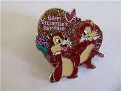 Disney Trading Pin  74804 Valentine's Day 2010 - Chip, Dale and Clarice - Chip and Dale Only