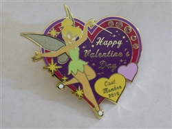 Disney Trading Pins   74992 2010 Valentine's Day Cast Exclusive Pin with Tinker Bell