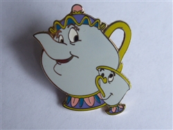 Disney Trading Pins 75222 Beauty and the Beast Core Series - Mrs. Potts and Chip