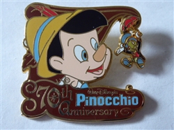 Disney Trading Pin 75264 Pinocchio 70th Anniversary