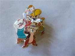 Disney Trading Pin 75314 Disney Store Europe - Rescue Rangers - Chip, Dale, Monterey Jack, Gadget & Zipper (Dangle)