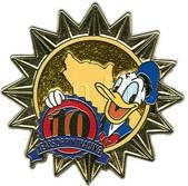 Disney Trading Pins 10th Anniversary of Pin Trading -  Donald Duck