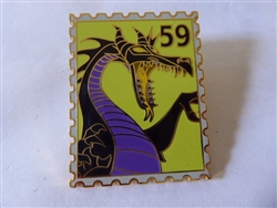 Disney Trading Pins   76096 Disneystore.com- Postage Stamp Maleficent as Dragon Pin