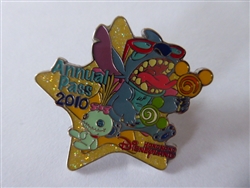 Disney Trading Pin 76305     Hong Kong Annual Passholder Exclusive Stitch & Scrump